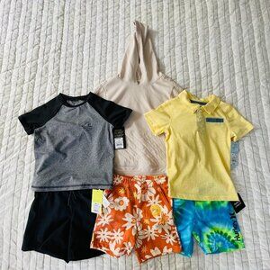 NEW Mixed Lot of 6 Boys Clothing Sizes 2T 3T 5T XS SELLER LIQUIDATION Sale